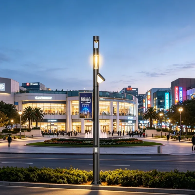 Smart light pole manufacturer