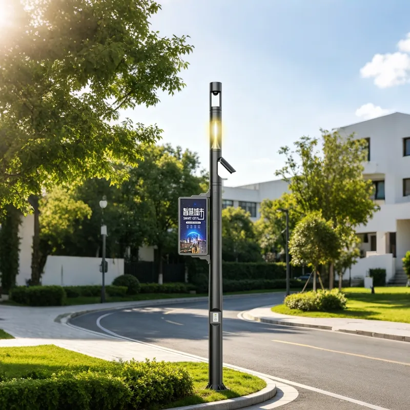 Smart light pole manufacturer