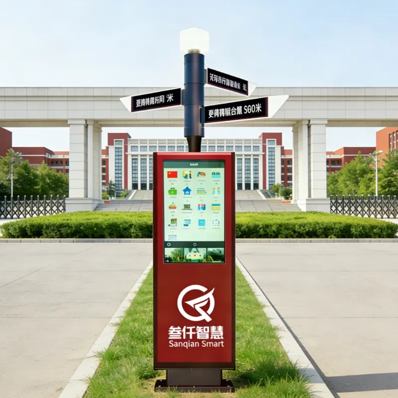 Intelligent rotating wayfinding sign