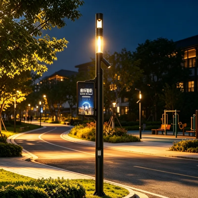 Smart light pole manufacturer